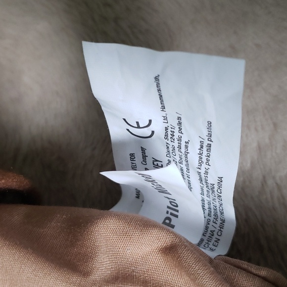 Pilot Mickey Bean Bag 10" w/flight jacket helmet, goggles ~Disney Character, NWT - Picture 9 of 10